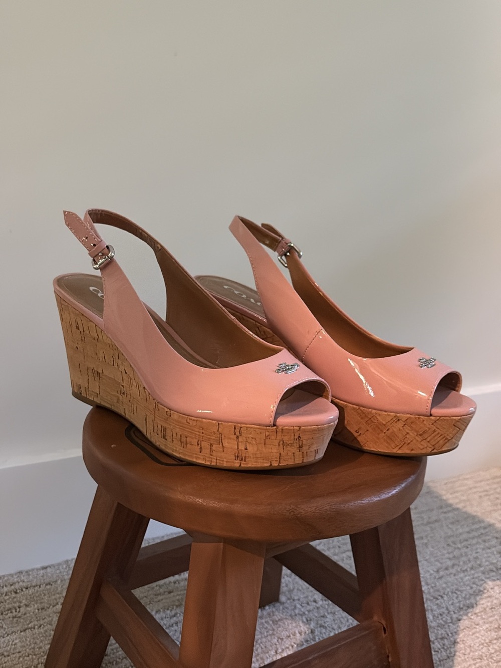 Pink coach heels
